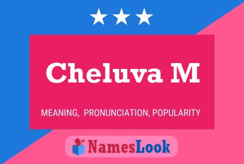 Cheluva M Name Poster