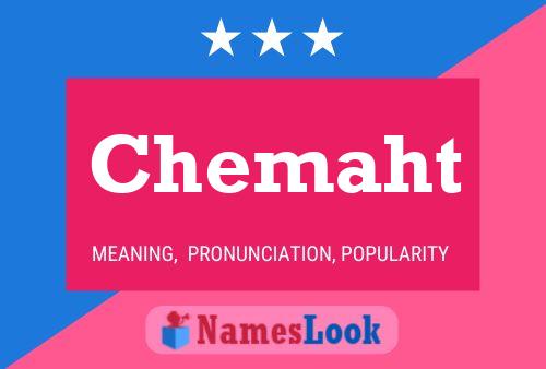 Chemaht Name Poster