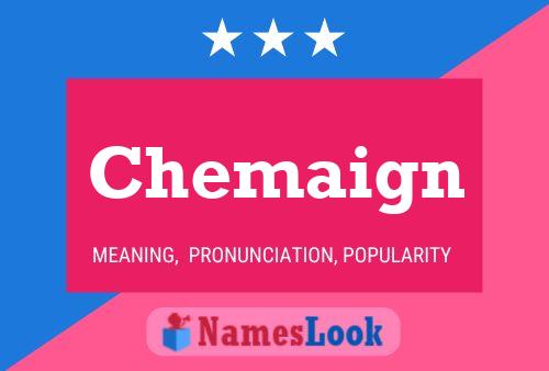 Chemaign Name Poster