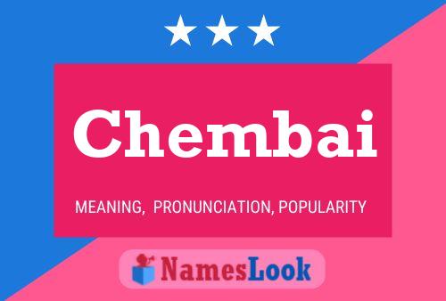 Chembai Name Poster