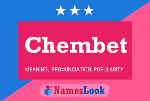 Chembet Name Poster