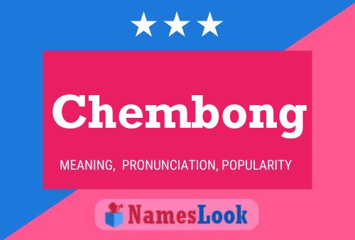 Chembong Name Poster