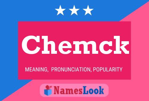 Chemck Name Poster