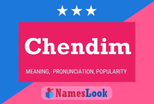 Chendim Name Poster