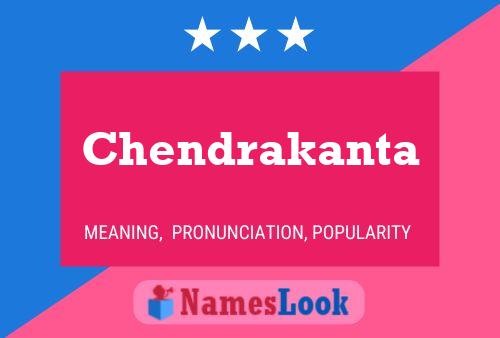 Chendrakanta Name Poster