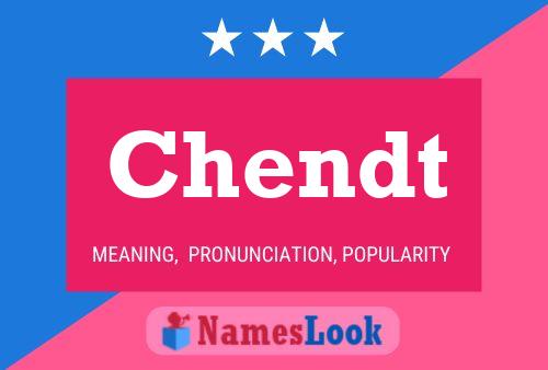 Chendt Name Poster