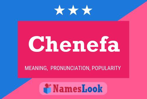 Chenefa Name Poster