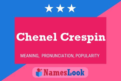 Chenel Crespin Name Poster