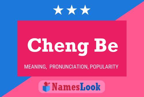 Cheng Be Name Poster