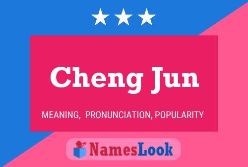 Cheng Jun Name Poster