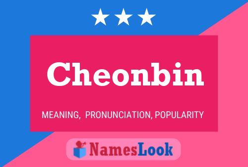 Cheonbin Name Poster