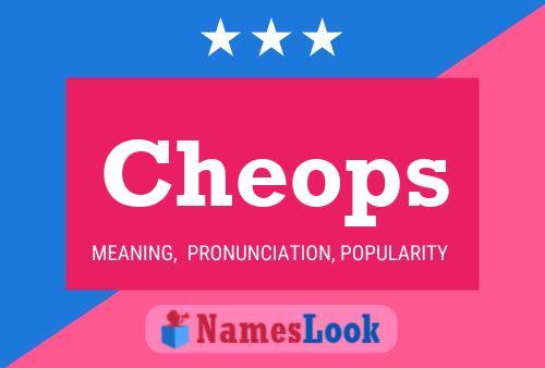 Cheops Name Poster