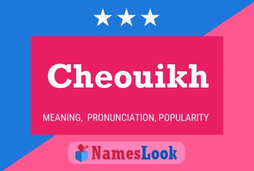 Cheouikh Name Poster