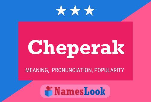 Cheperak Name Poster