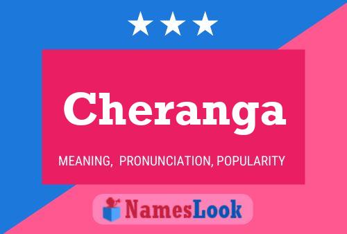 Cheranga Name Poster