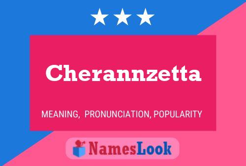 Cherannzetta Name Poster