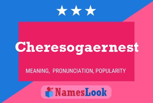 Cheresogaernest Name Poster