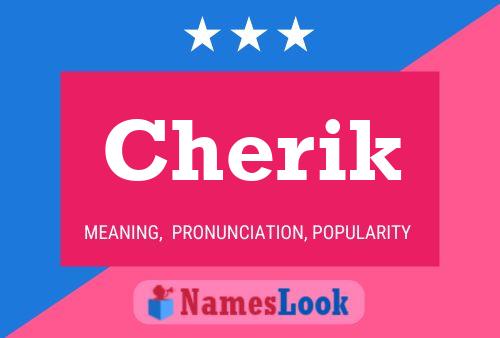 Cherik Name Poster