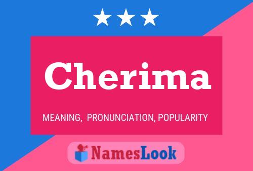 Cherima Name Poster