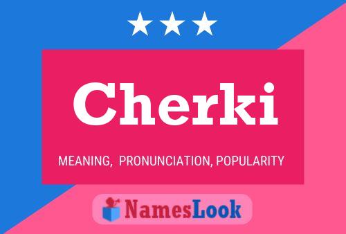 Cherki Name Poster