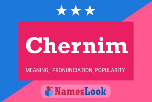 Chernim Name Poster