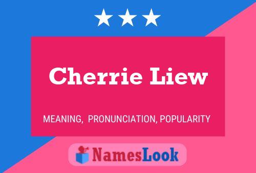 Cherrie Liew Name Poster