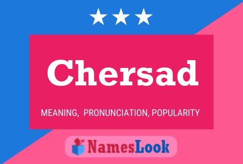 Chersad Name Poster