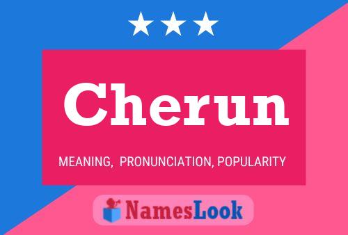 Cherun Name Poster