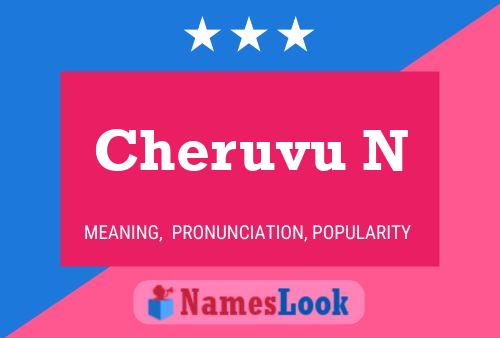 Cheruvu N Name Poster