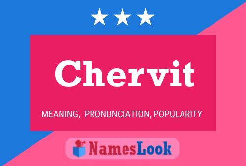 Chervit Name Poster