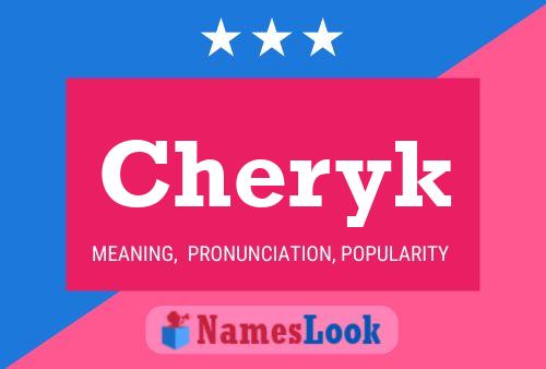 Cheryk Name Poster