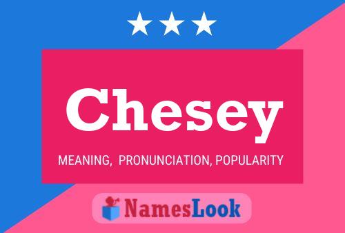 Chesey Name Poster