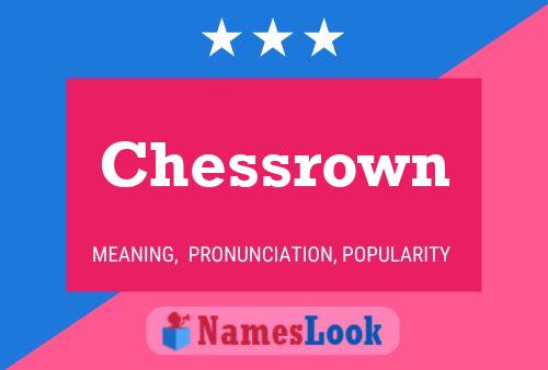 Chessrown Name Poster