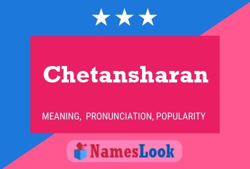 Chetansharan Name Poster