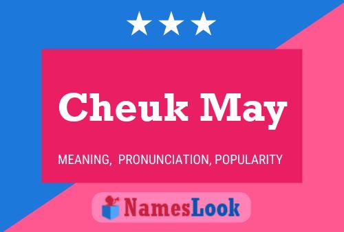 Cheuk May Name Poster