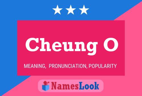 Cheung O Name Poster