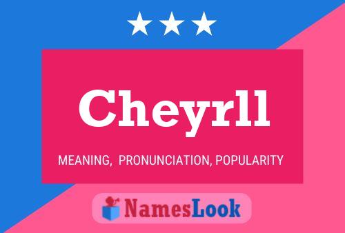 Cheyrll Name Poster