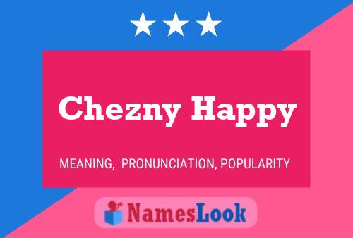 Chezny Happy Name Poster