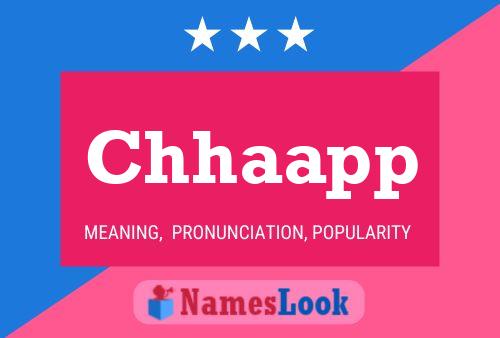 Chhaapp Name Poster