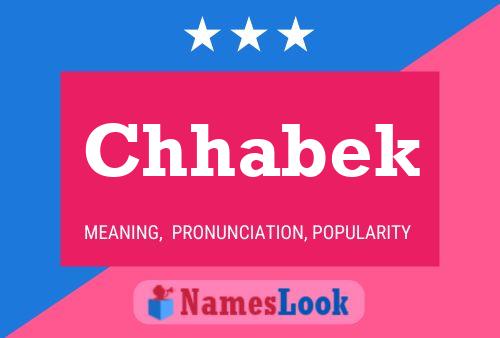 Chhabek Name Poster