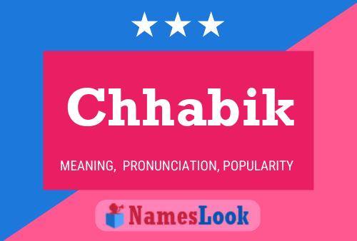 Chhabik Name Poster