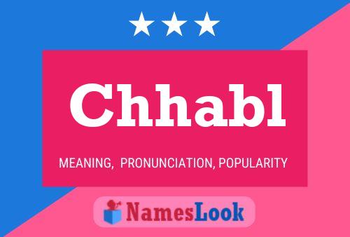 Chhabl Name Poster