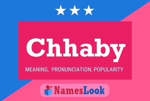 Chhaby Name Poster