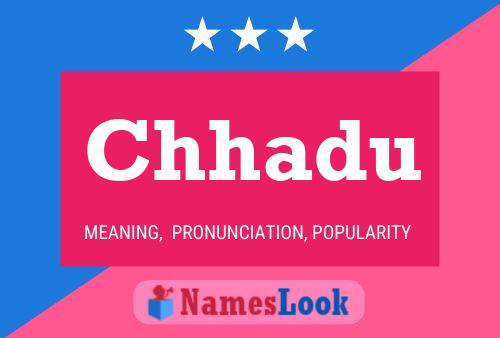 Chhadu Name Poster