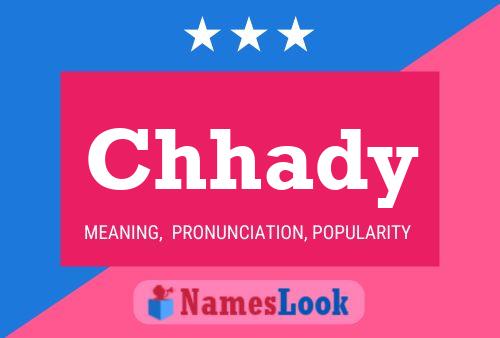 Chhady Name Poster