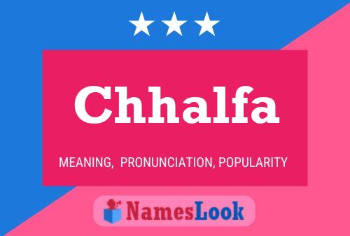 Chhalfa Name Poster