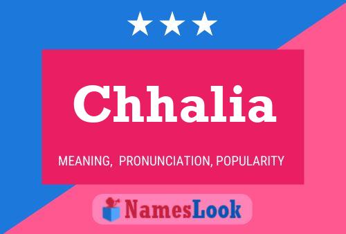 Chhalia Name Poster