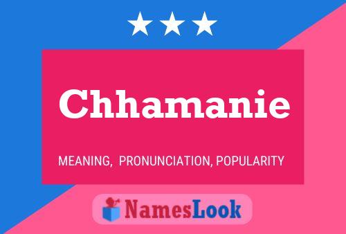 Chhamanie Name Poster