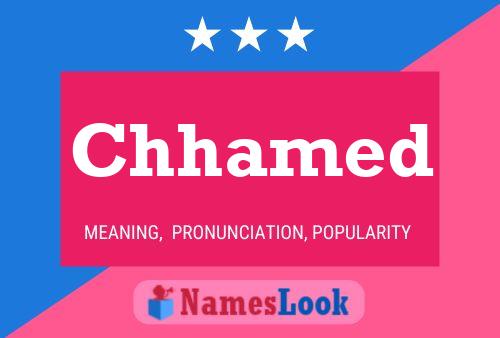 Chhamed Name Poster