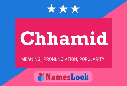 Chhamid Name Poster